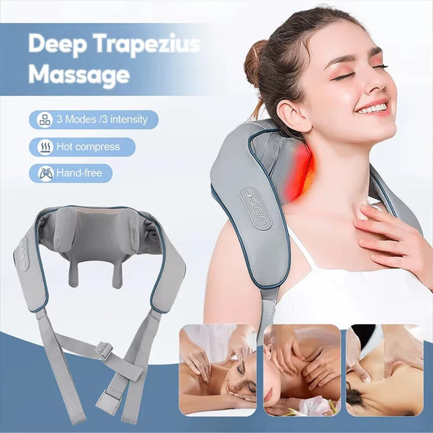 Hot Compress Massager Shoulder Neck