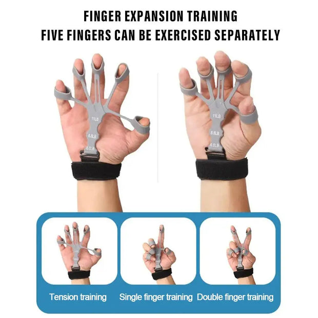 Hand Grip 5 Finger Exerciser Strength