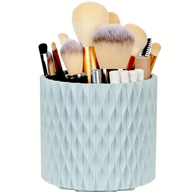 Rotating 5 Slot Makeup Brushes Holder