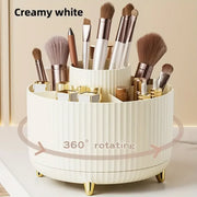 Rotating 5 Slot Makeup Brushes Holder