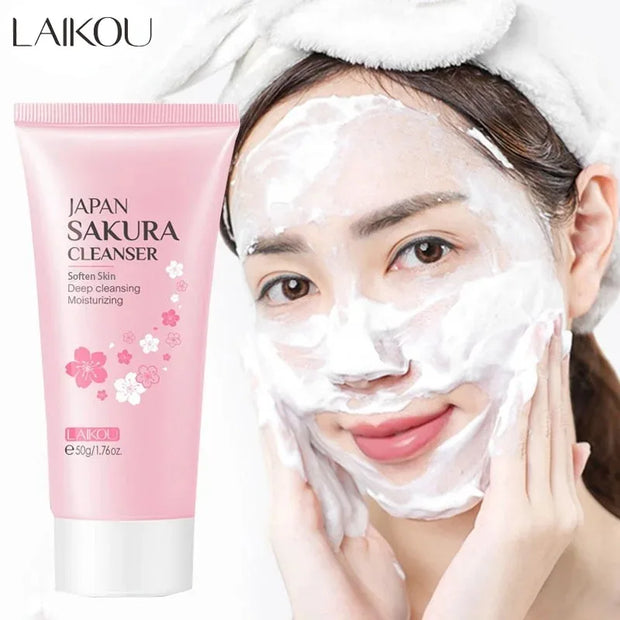 LAIKOU Facial Cleanser Foam Face Wash